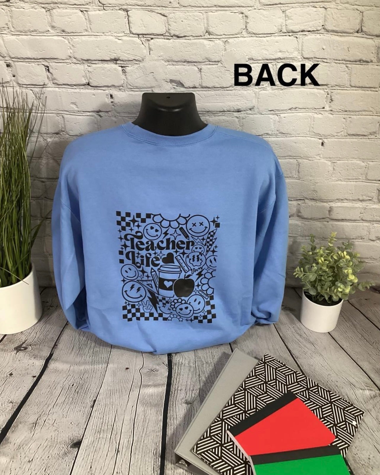 Teacher Life Crewneck Sweatshirt