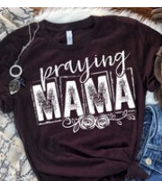 Praying Mama T- Shirt, yellow, summer, fun, life